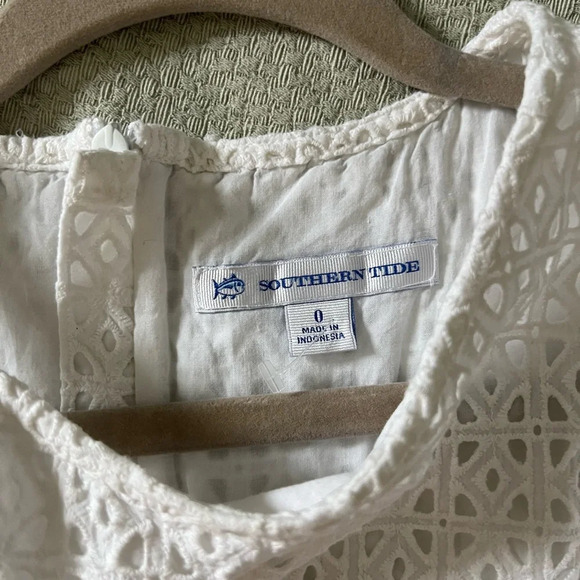 Southern Tide Hazel white eyelet dress - Picture 7 of 7